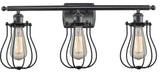 INNOVATIONS LIGHTING 516-3W-BK-CE513-BK-LED 3 Light Bath Vanity Light