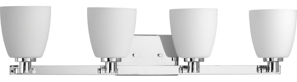 Fleet 4-Light Bath Light, Polished Chrome