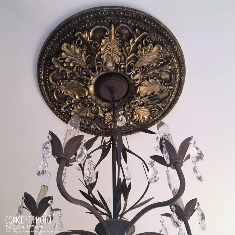 20 1/8"OD x 3 7/8"ID x 1 7/8"P Berkshire Ceiling Medallion