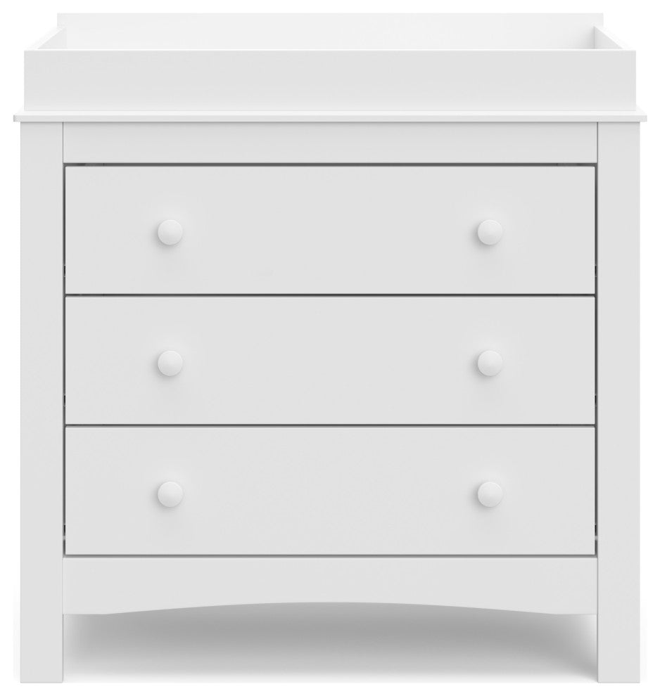 Graco Noah 3 Drawer Chest With Changing Topper, White