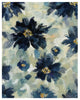 "Inky Floral II" Digital Paper Print by Silvia Vassileva, 24"x30"