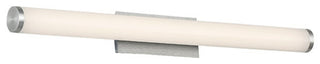Modern Forms Sabre 25" LED Bath Vanity and Wall Light, Brushed Aluminum