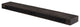 Solid Timber Floating Mantel Shelf, Dark Chocolate, 36"