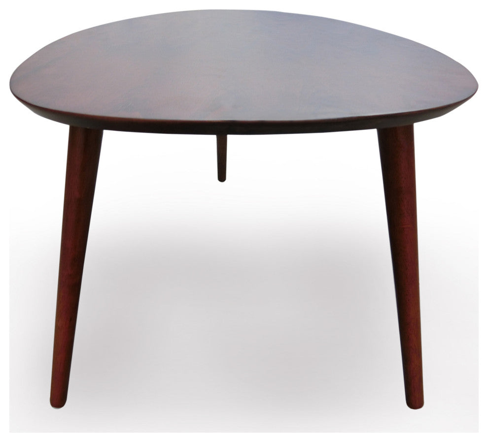GDF Studio Caspar Mid Century Design Wood Coffee Table, Walnut