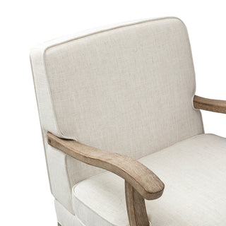 Peppone Armchair, Set of 2, Ivory