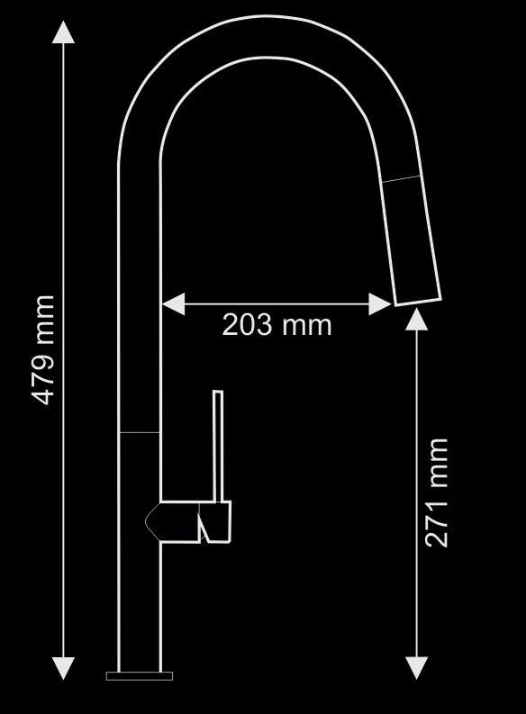 Archer Sink Faucet, Chrome