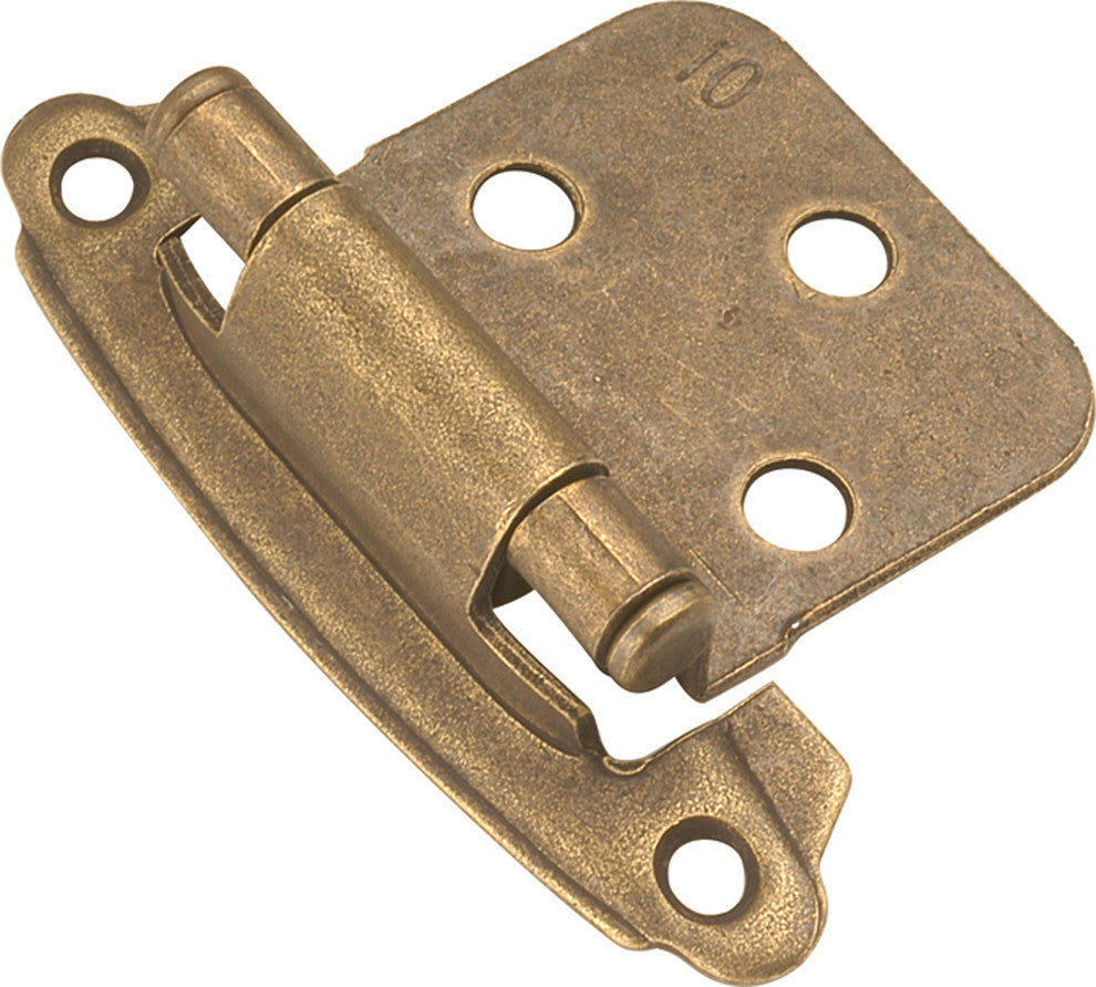 Windover Antique Surface Self-Closing Flush Hinge, 2-Pack, BPP244-WOA