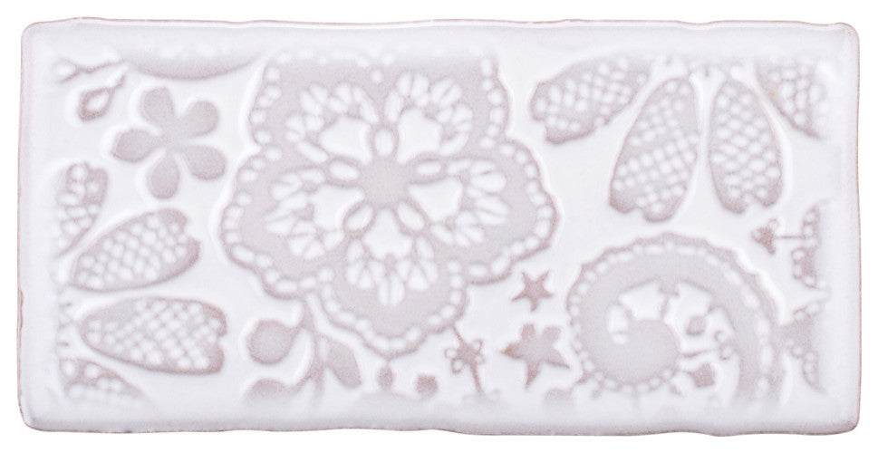 Antic Feelings Ceramic Subway Wall Tile, Milk