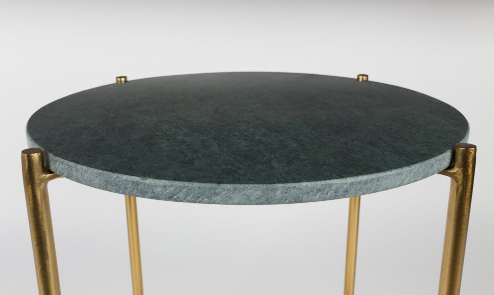 Green Marble Side Table | DF Timpa