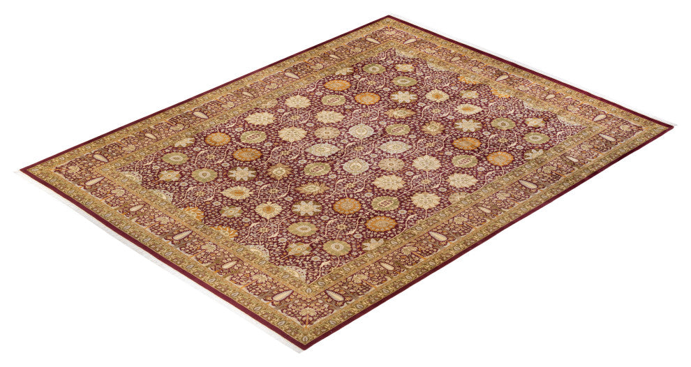 Mogul, One-of-a-Kind Hand-Knotted Area Rug Orange, 9'2"x12'1"