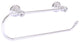 Carolina Crystal Wall Mounted Paper Towel Holder, Polished Chrome