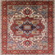 Ahgly Company Indoor Square Mid-Century Modern Area Rugs, 8' Square