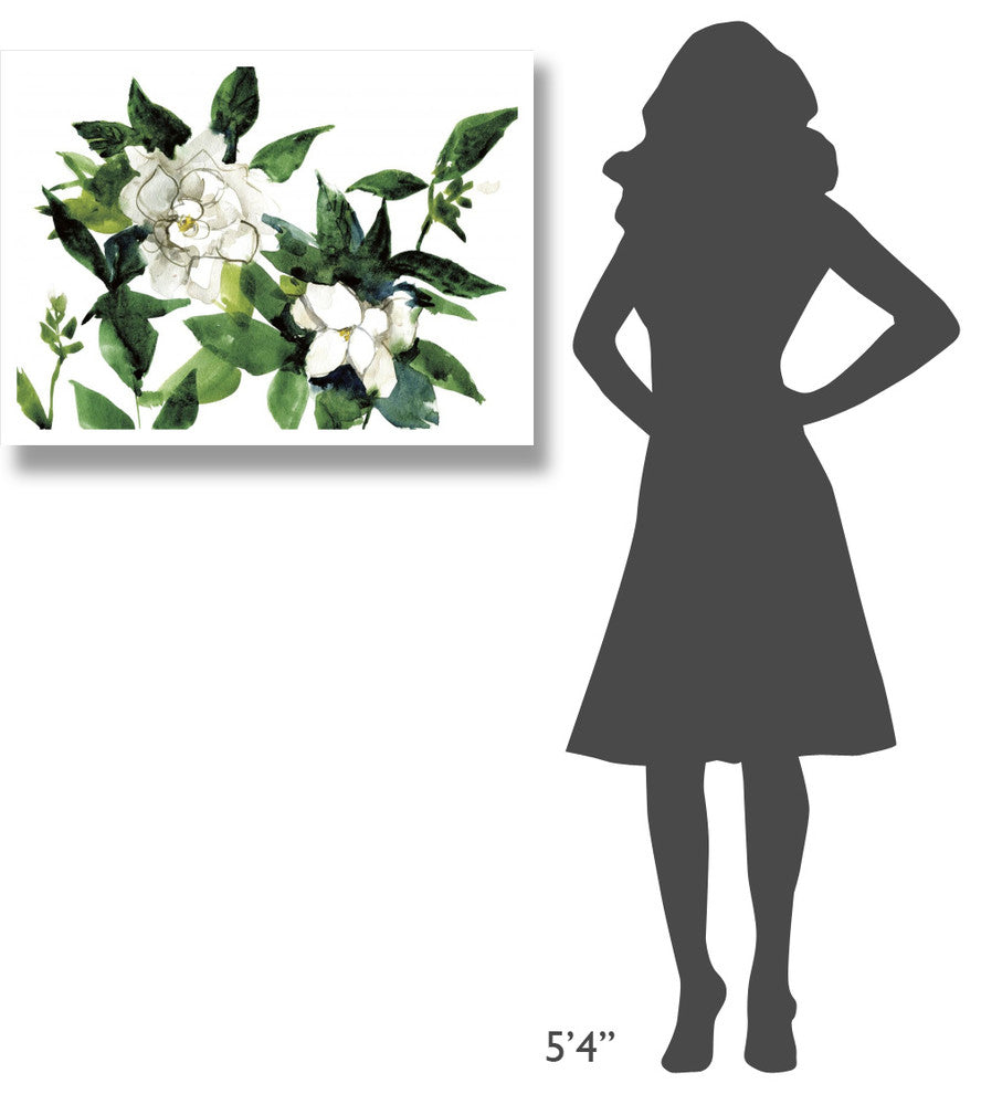 "Bright Gardenias" Digital Paper Print by Anne Tavoletti, 34"x26"