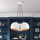 Livex Lighting 3 Light White Globe Pendant