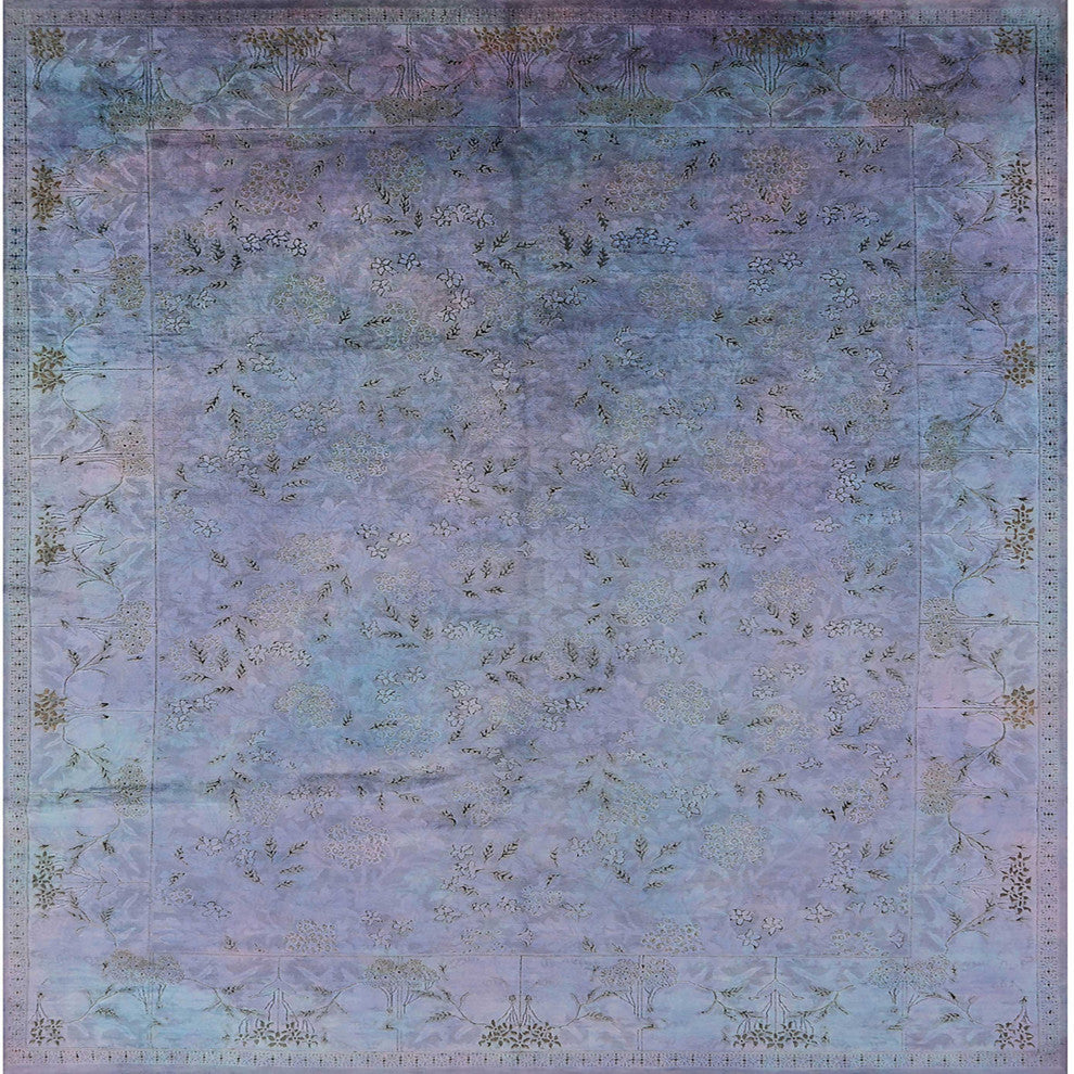 Ahgly Company Indoor Square Mid-Century Modern Area Rugs, 8' Square