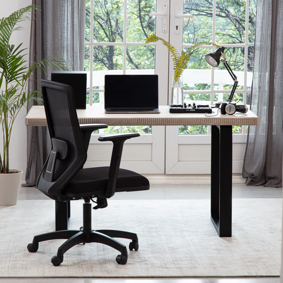 Ancona Desk Solid, Whitewash