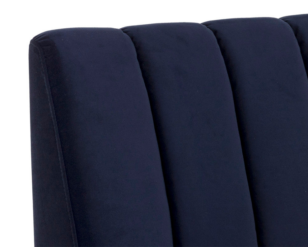 Kosovo Banquette, Brown, Abbington Navy