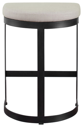 Uttermost Ivanna Black Iron Counter stool