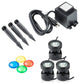 Power Beam 20-Watt Lights With Transformers, Set of 3
