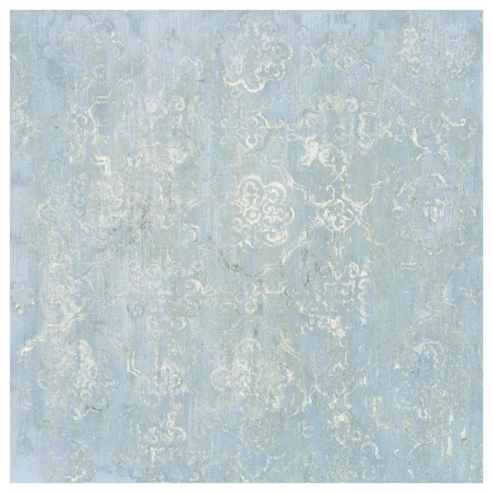 "Narcissus Orchid Cool Pattern I Blue" Paper Print by Cheri Blum, 26"x26"