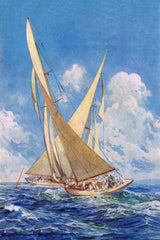 "Sailboats" Painting Print on Wrapped Canvas