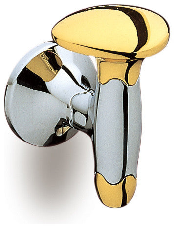 Secret Bath, Chrome And Gold Towel Hook, Filigrana Collection