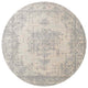 Ahgly Company Indoor Round Mid-Century Modern Area Rugs, 4' Round
