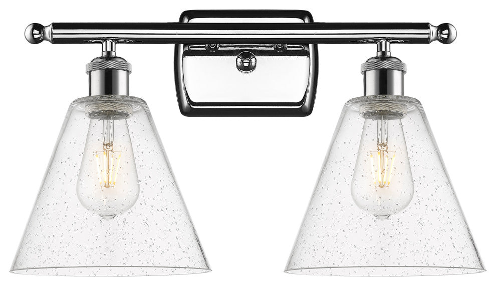 Innovations 516-2W-PC-GBC-84-LED 2 Light Bath Vanity Light, Polished Chrome