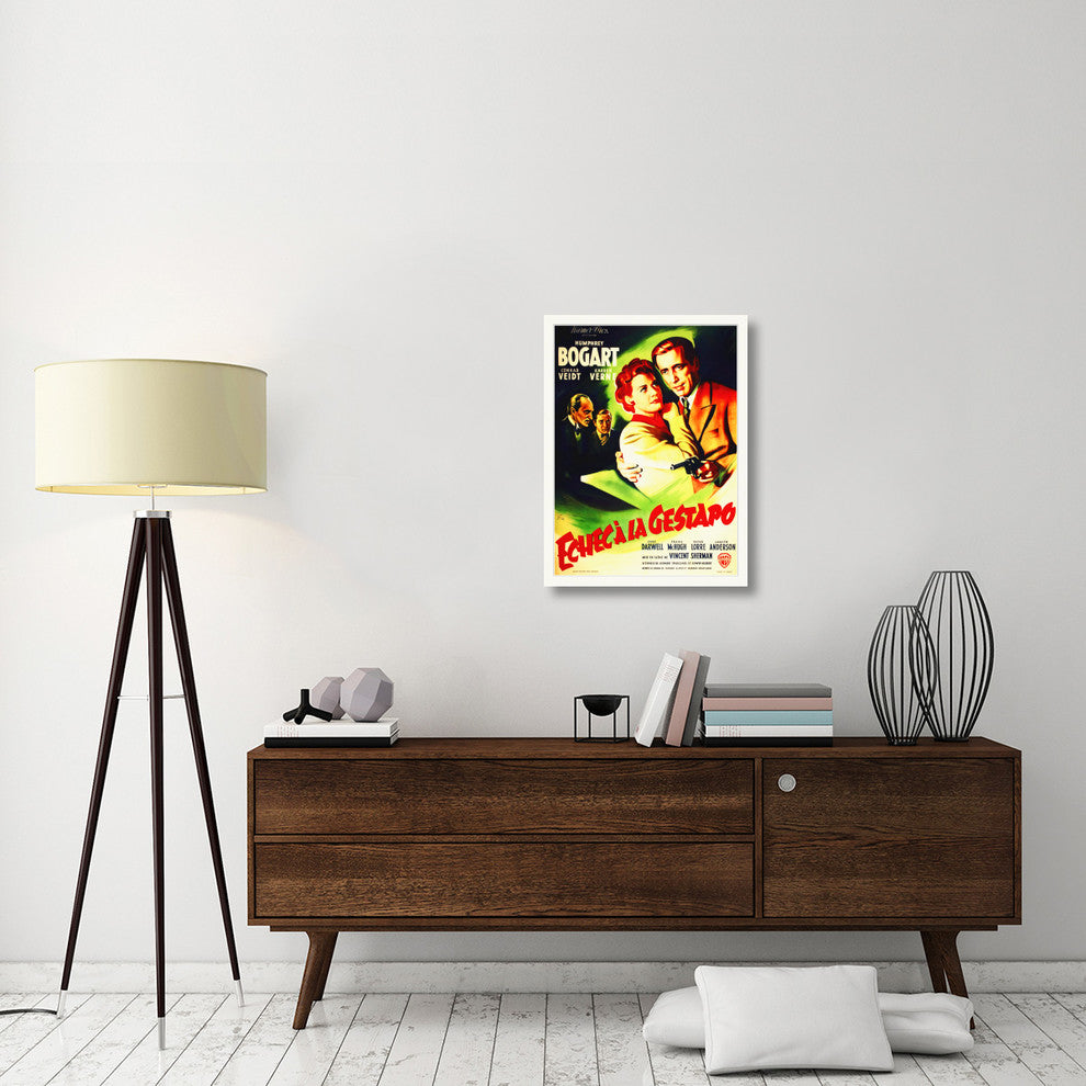 "French - All Through The Night" Canvas Giclee, 23"x30"