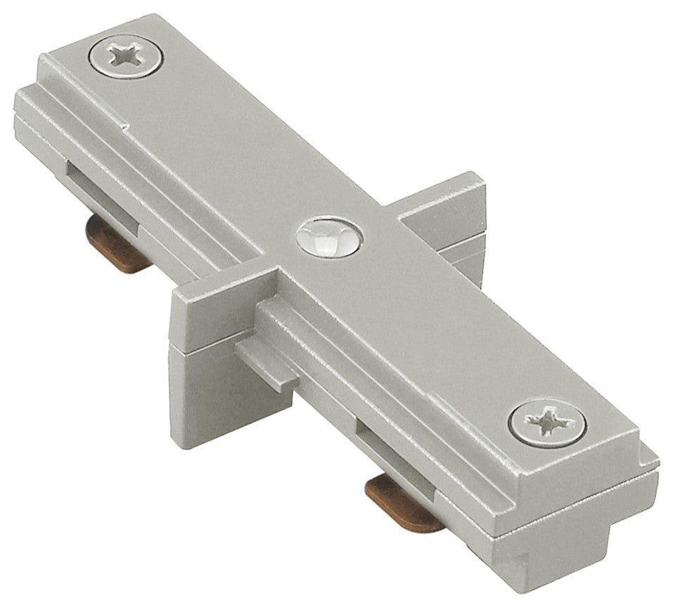 WAC Lighting J Track Dead End I Connector in Brushed Nickel