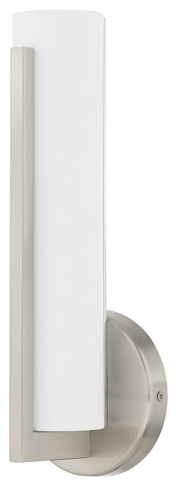 Livex Lighting Brushed Nickel LED Light ADA Wall Sconce