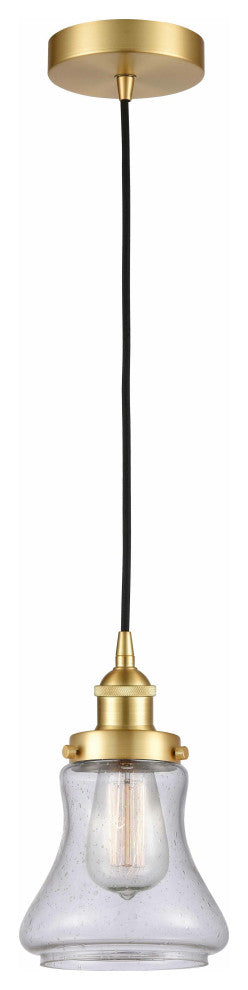 Innovations 616-1PH-SG-G194 1-Light Mini Pendant, Satin Gold