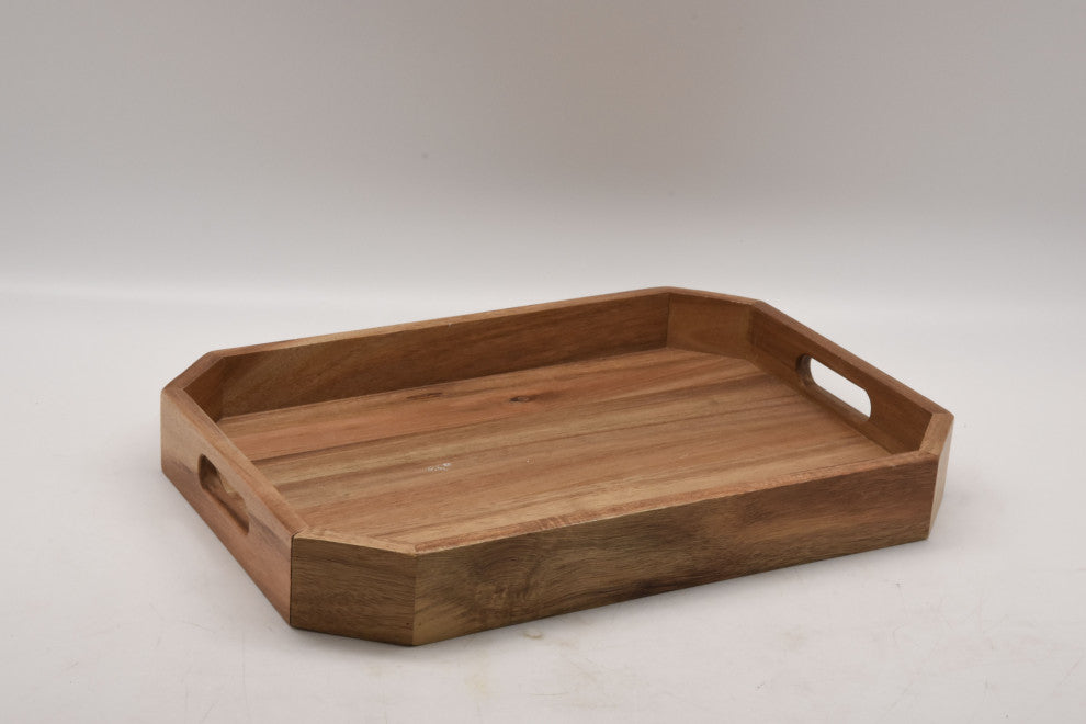 Heim Concept Acacia Wood Butler Tray With Handle
