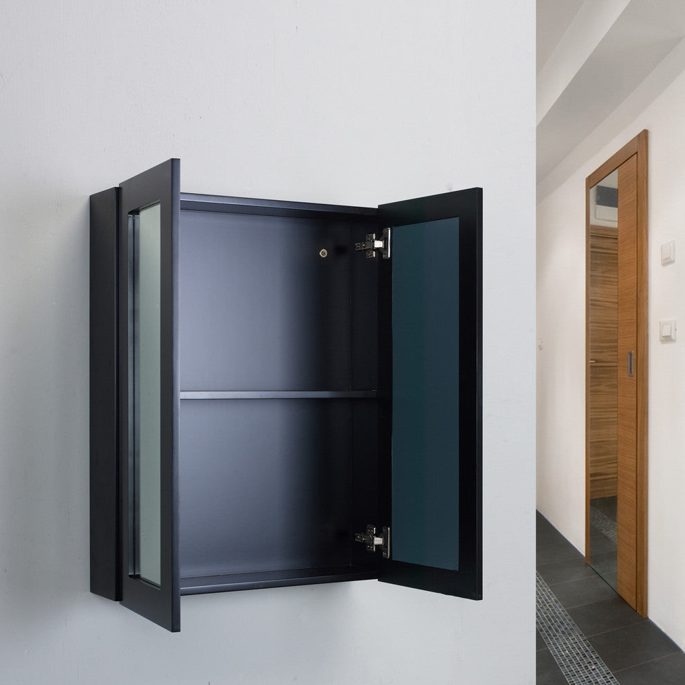Eviva Tux 24" Wall Mount Medicine Cabinet, Espresso