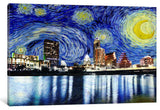 "Austin, Texas Starry Night Skyline" by iCanvas, 26x18x1.5"