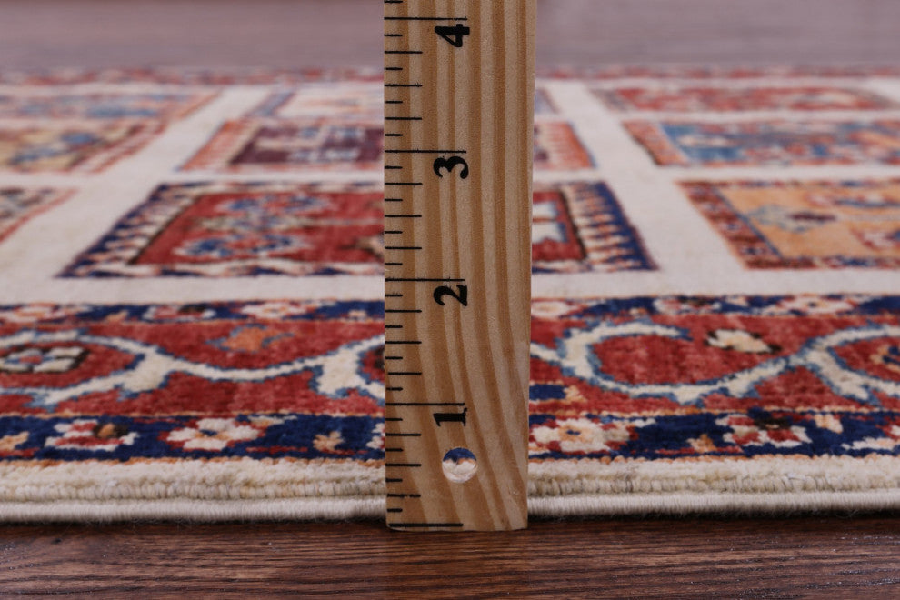 3' 2" X 5' 2" Persian Garden Design Hand Knotted Rug Q10670