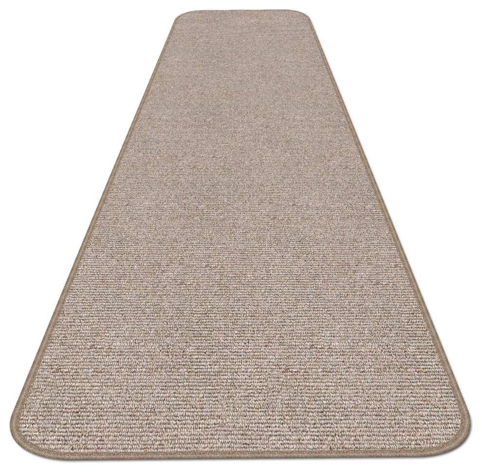 Skid-Resistant Carpet Runner Pebble Beige, 36"x6'