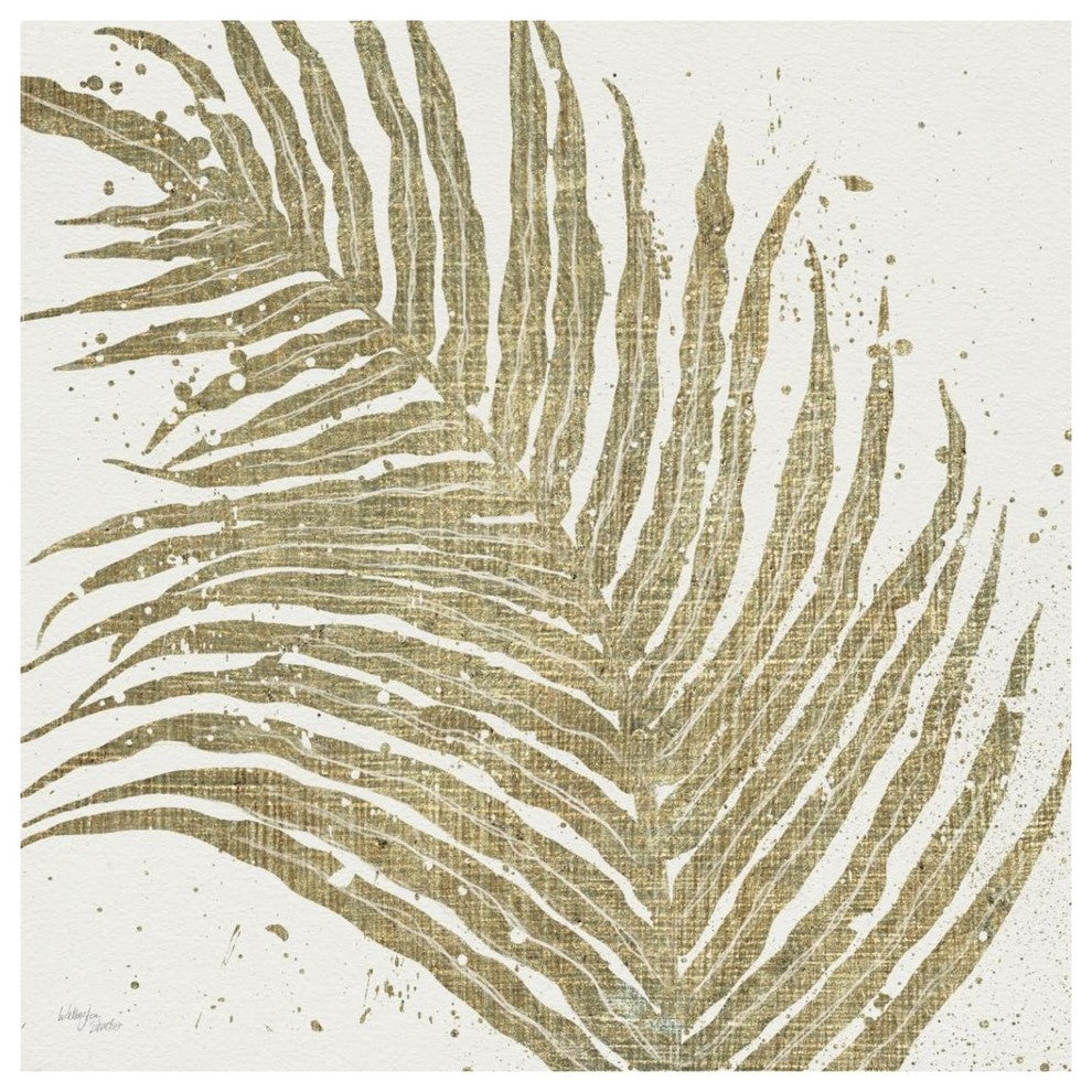 "Gold leaves I" Digital Paper Print by Wellington Studio, 38"x38"
