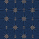 4'x4' Square Custom Area Rug Mariners Tale, Nylon Stainmaster Carpet, Blue