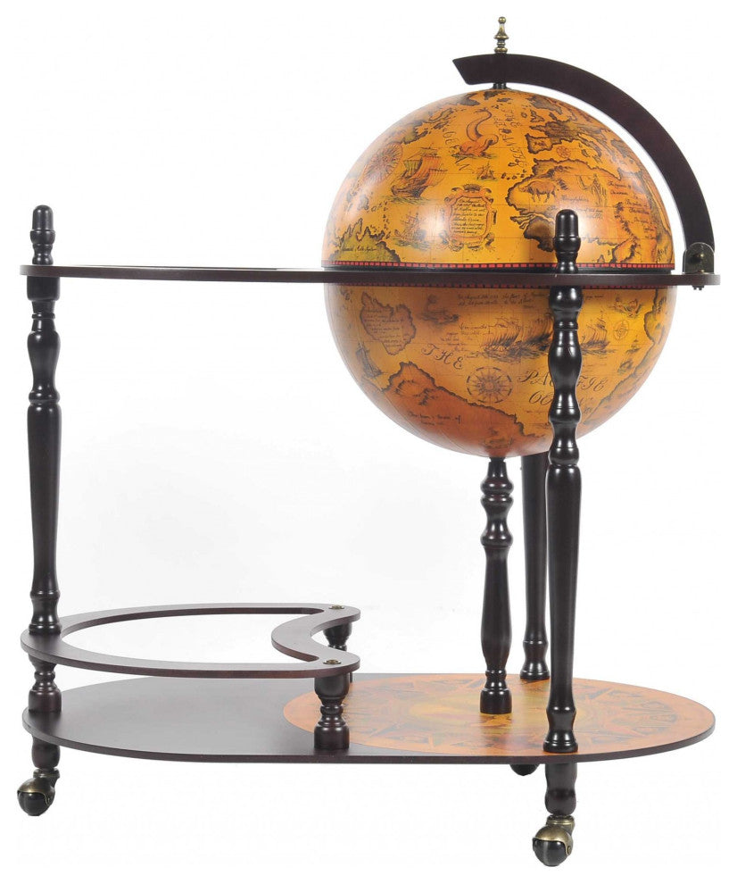 20" X 32" X 36" Red Globe Drink Trolley