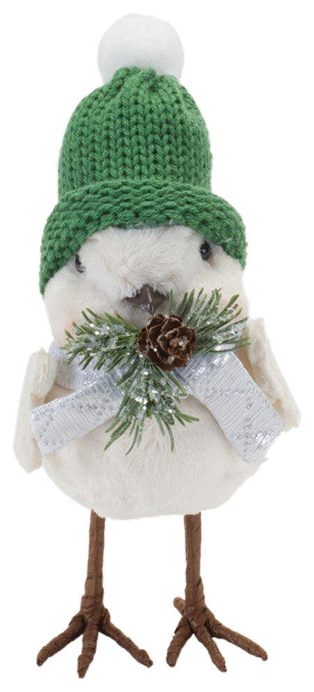Winter Bird With Hat and Pine Accent, 6-Piece Set