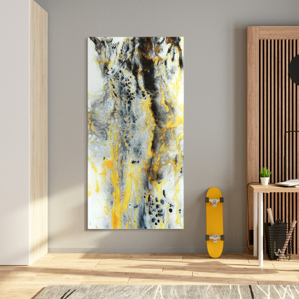 "Granite" Frameless Free Floatingtempered Glass Wall Art, B