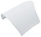 8" Scalloped Wall Sconce Shield Half Lamp Shade, White Linen
