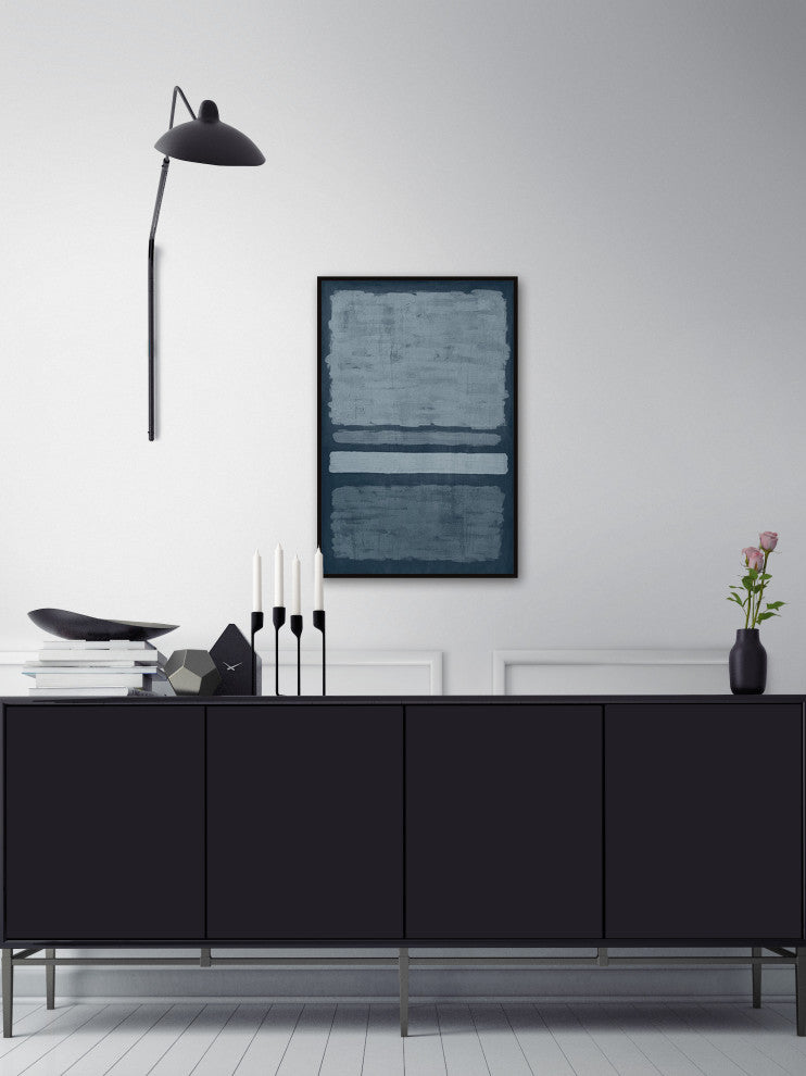 "Narrow Lanes" Floater Framed Painting Print on Canvas, 40x60
