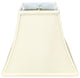Royal Designs Square Bell Lamp Shade, Eggshell, 7x14x11.5, Single