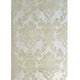 Wallpaper flocking rustic beige Flocked vintage damask velvet wallcoverings roll, Double Roll 57.4 Sq.ft