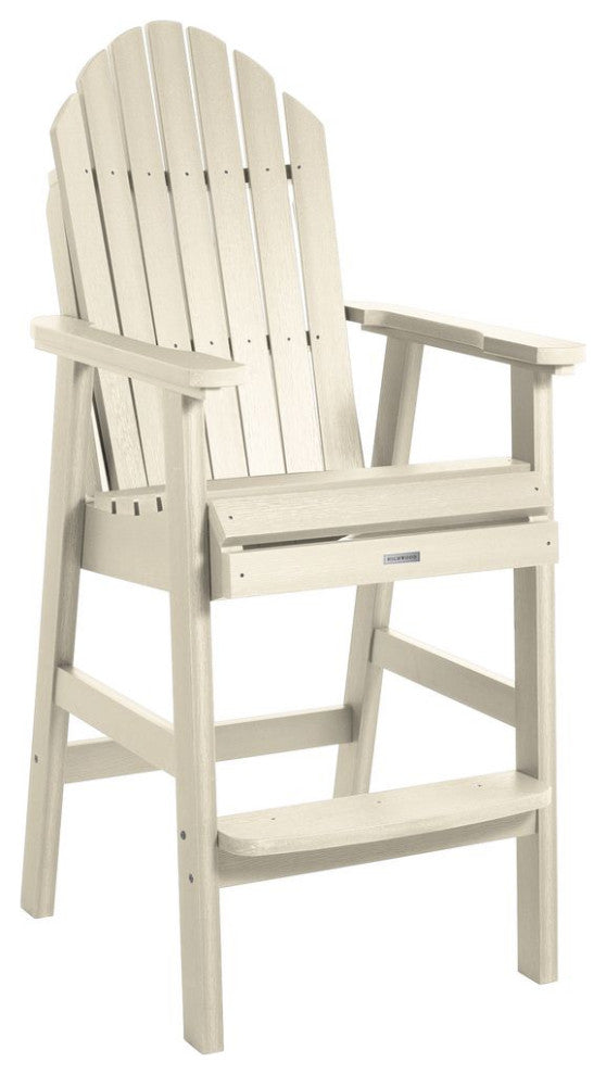 Hamilton Deck Chair-Bar Height, Whitewash