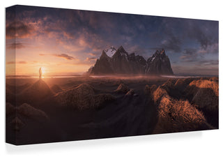 Carlos F Turienzo 'Sea Of Dunes' Canvas Art, 32"x16"