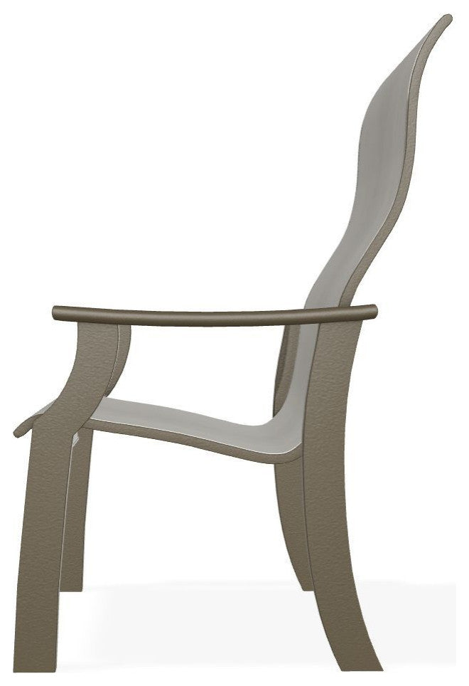 St. Catherine Sling Outdoor Armchair, Augustine Oyster/Beachwood