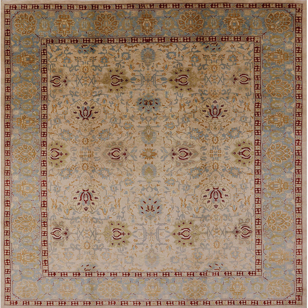 Ahgly Company Indoor Square Mid-Century Modern Area Rugs, 3' Square